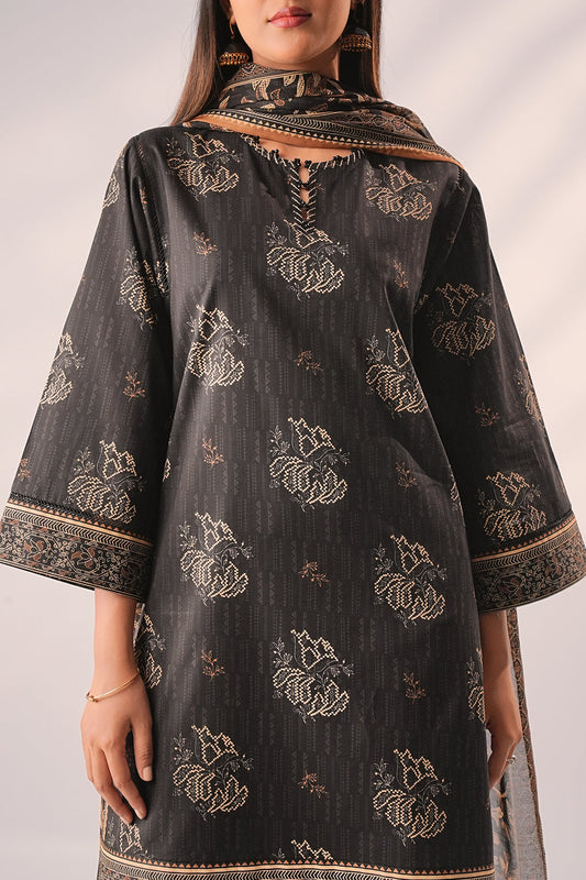 Unstitched Printed Lawn 3 Piece