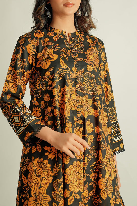 Unstitched Printed Lawn 3 Piece