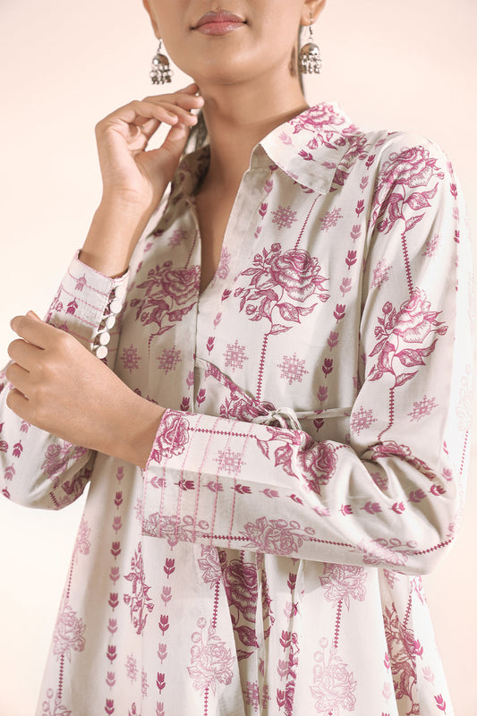 Unstitched Printed Lawn 3 Piece