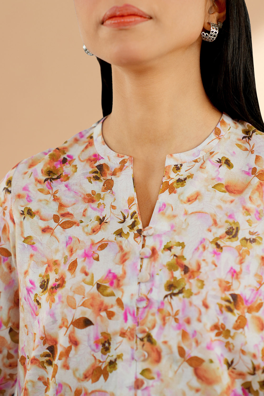 Unstitched Printed Lawn 3 Piece
