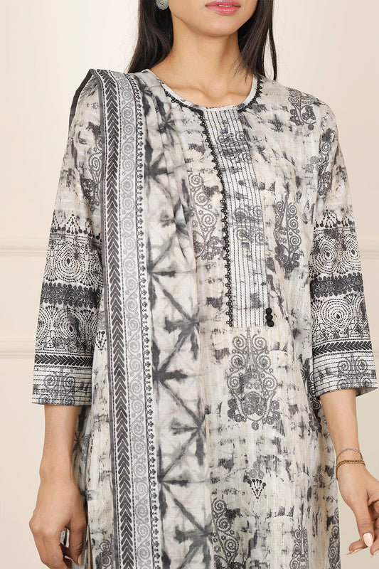 Unstitched Printed Lawn Shirt