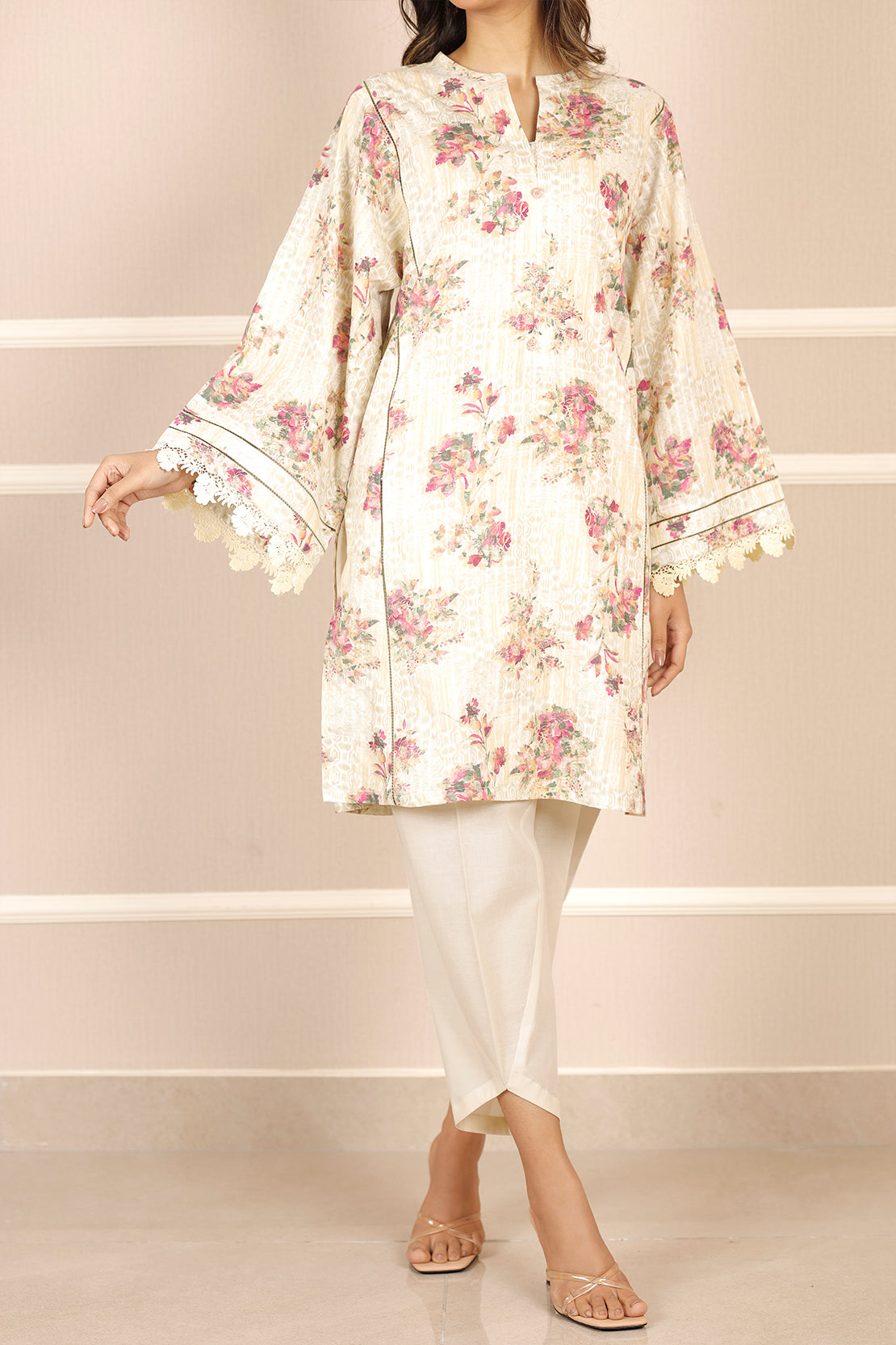 Unstitched Printed Lawn 3 Piece