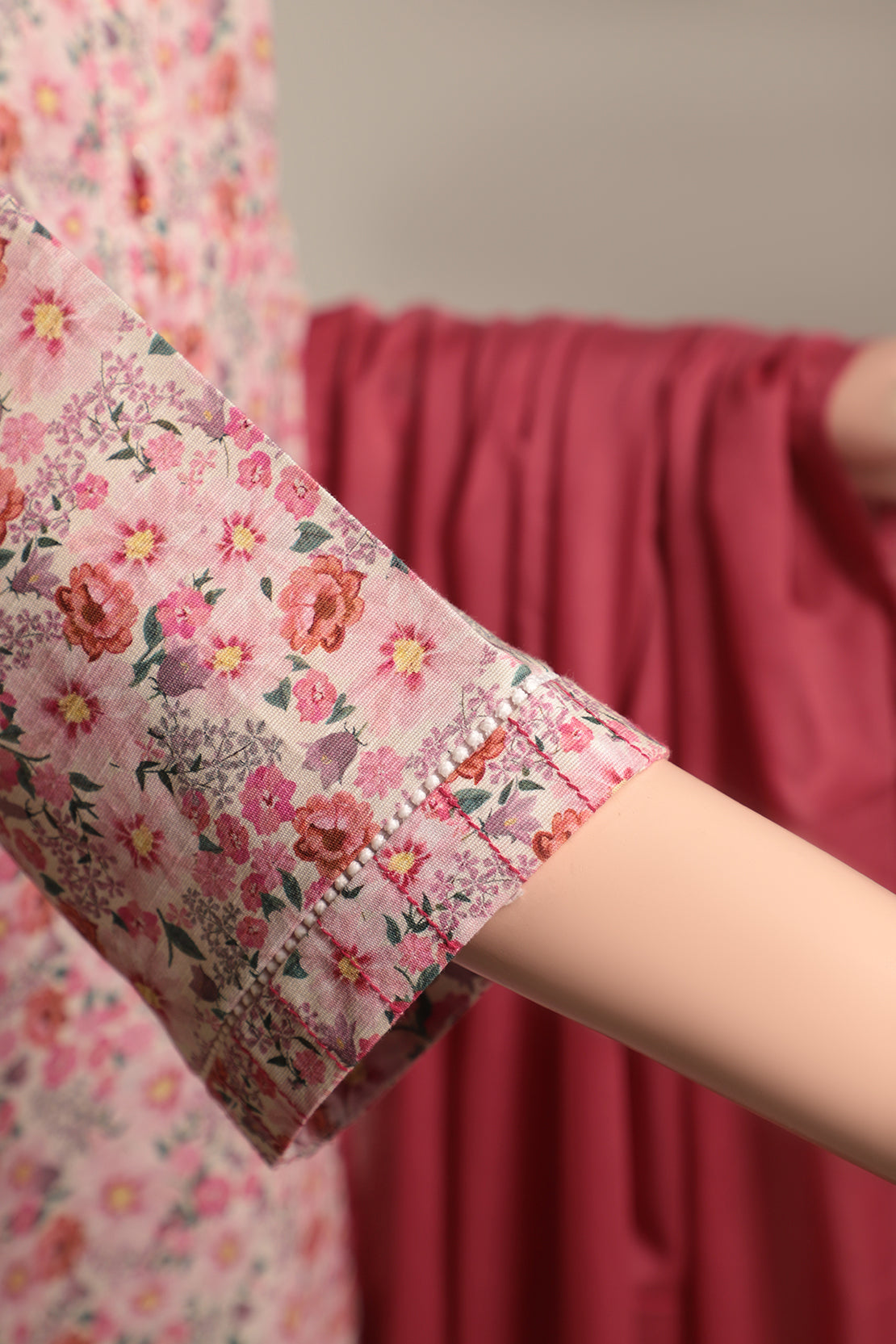 Printed Khaddar Stitched 2 Piece (Shirt/Trouser)