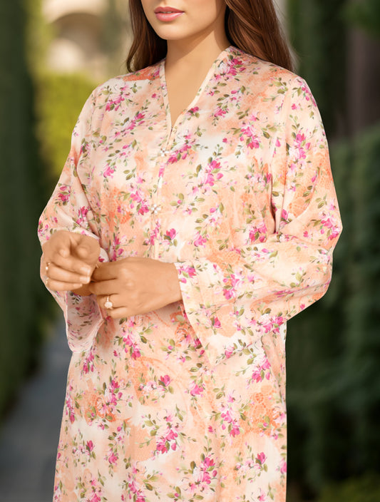 Printed Cambric Stitched Shirt