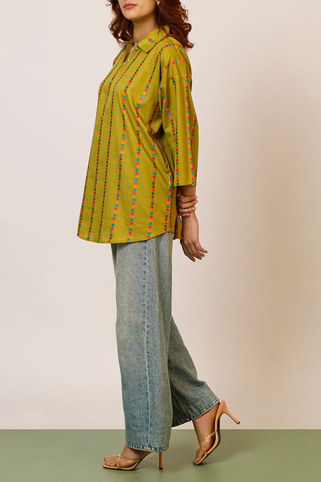 Cotton Jacquard Stitched 2 Piece (Shirt/Trouser)