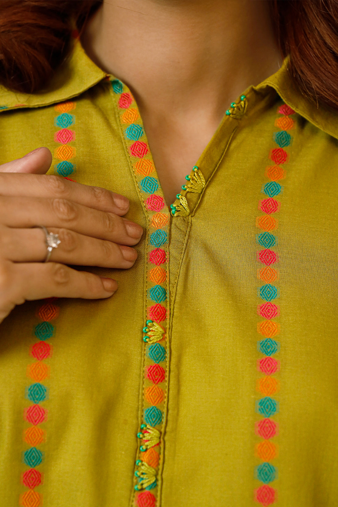 Cotton Jacquard Stitched 2 Piece (Shirt/Trouser)