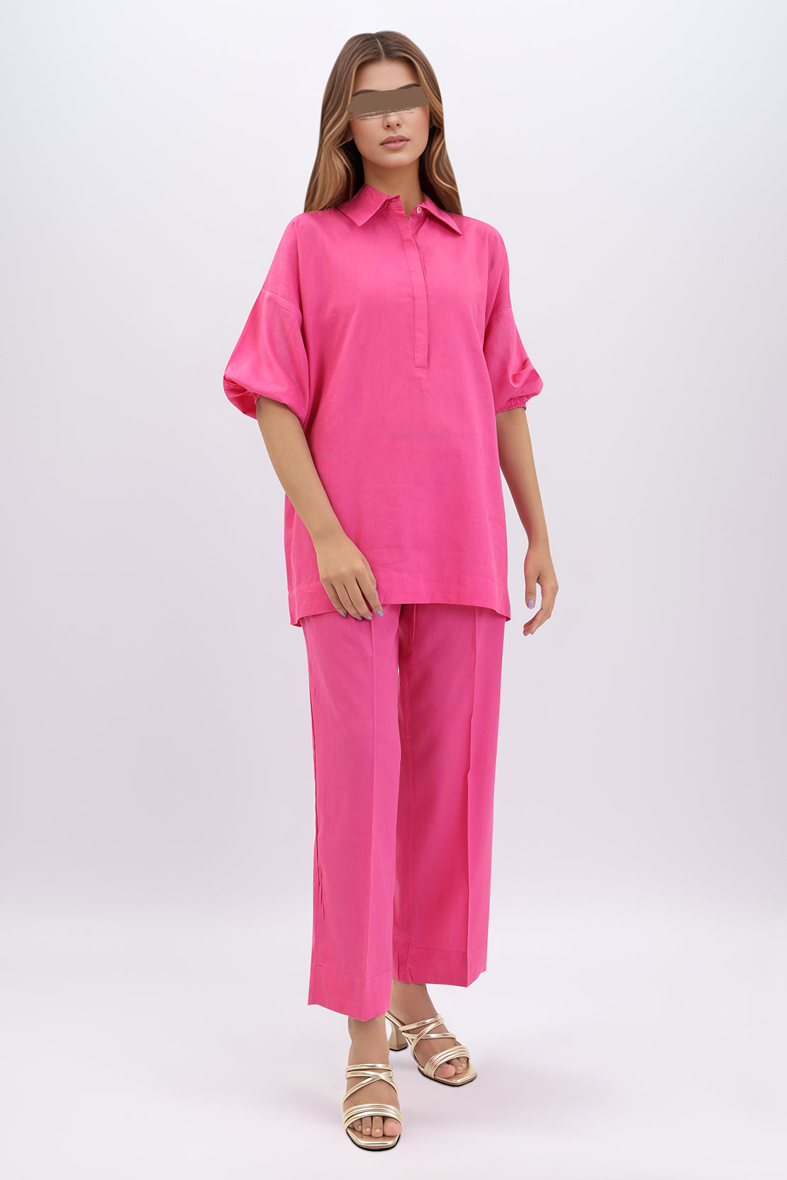 Cotton Jacquard Stitched 2 Piece (Shirt/Trouser)