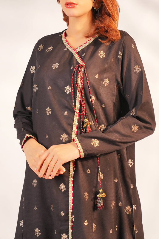 Cotton Jacquard Stitched 2 Piece (Shirt/Trouser)