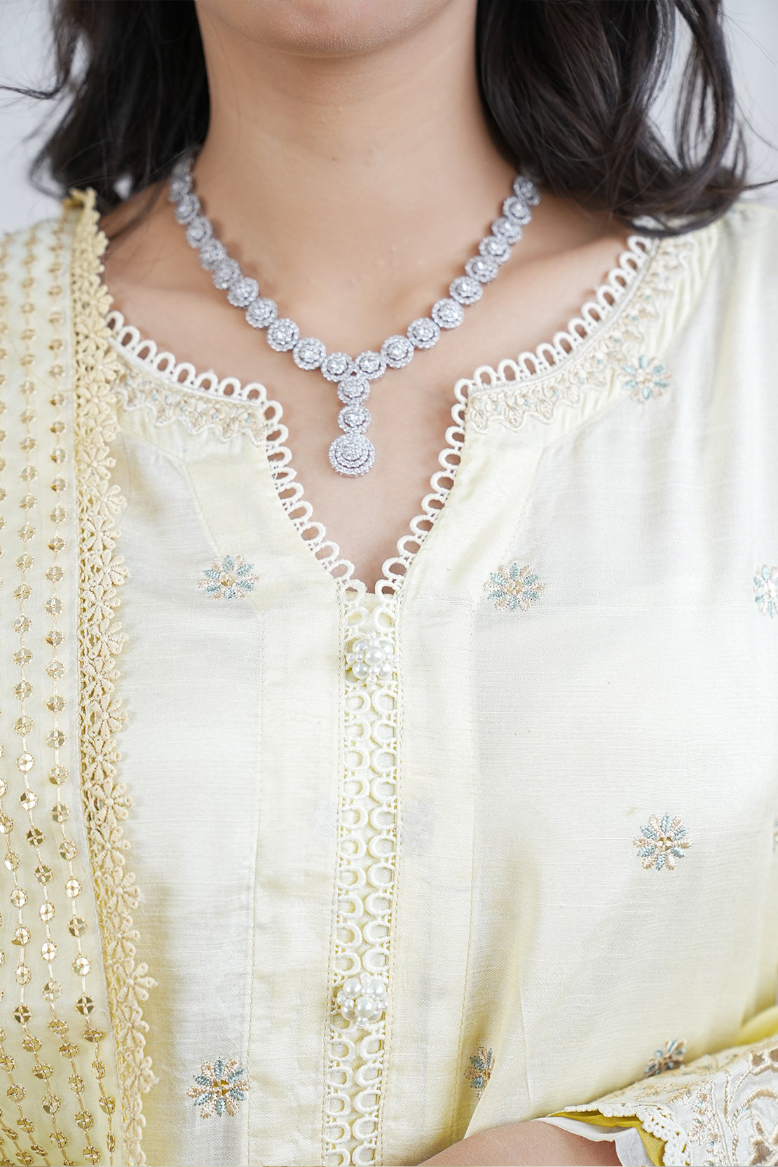 Luxury Pret Embroidered Raw Silk Stitched 3 Piece