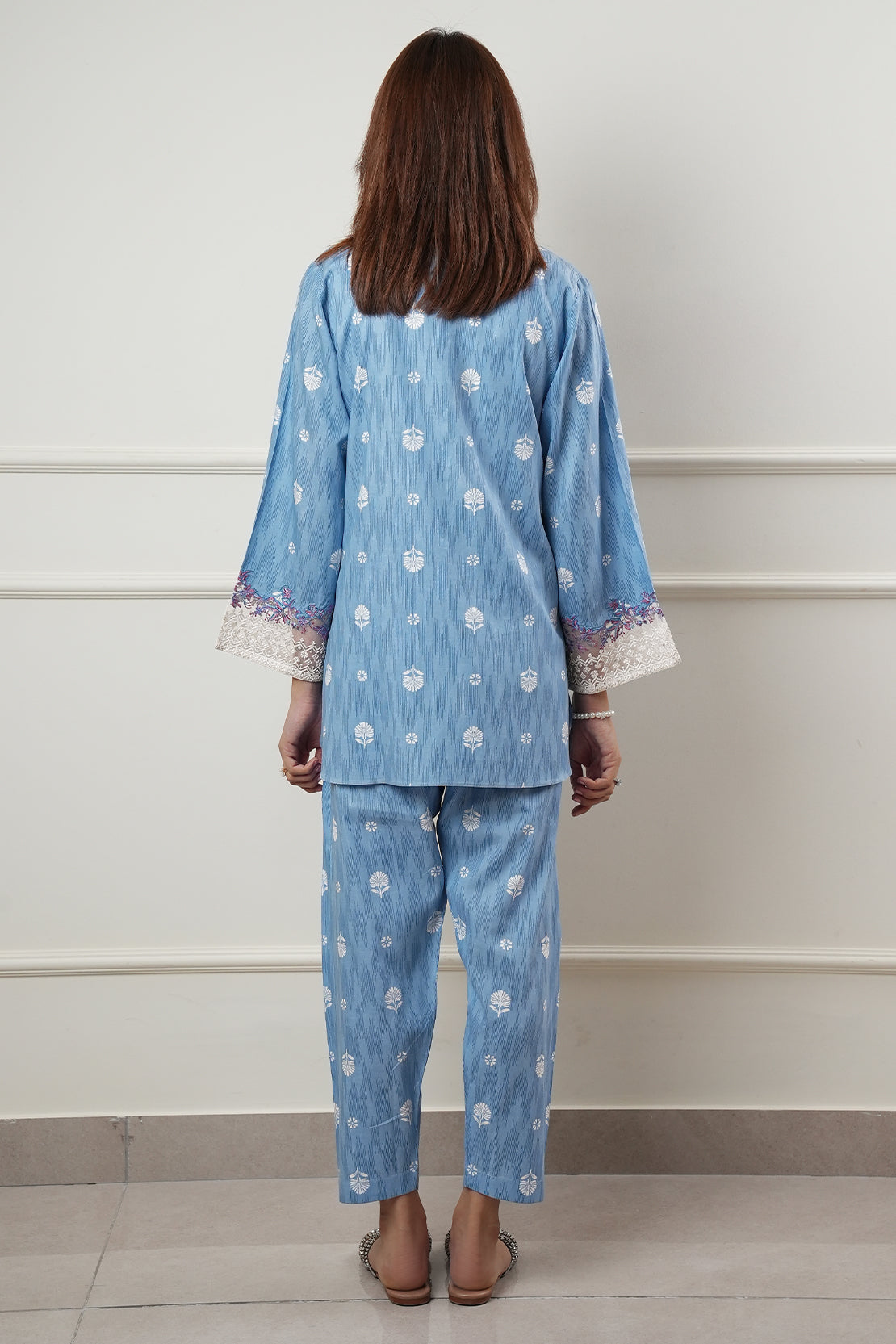 Printed Embroidered Lawn Stitched 2 Piece (Shirt/Trouser)