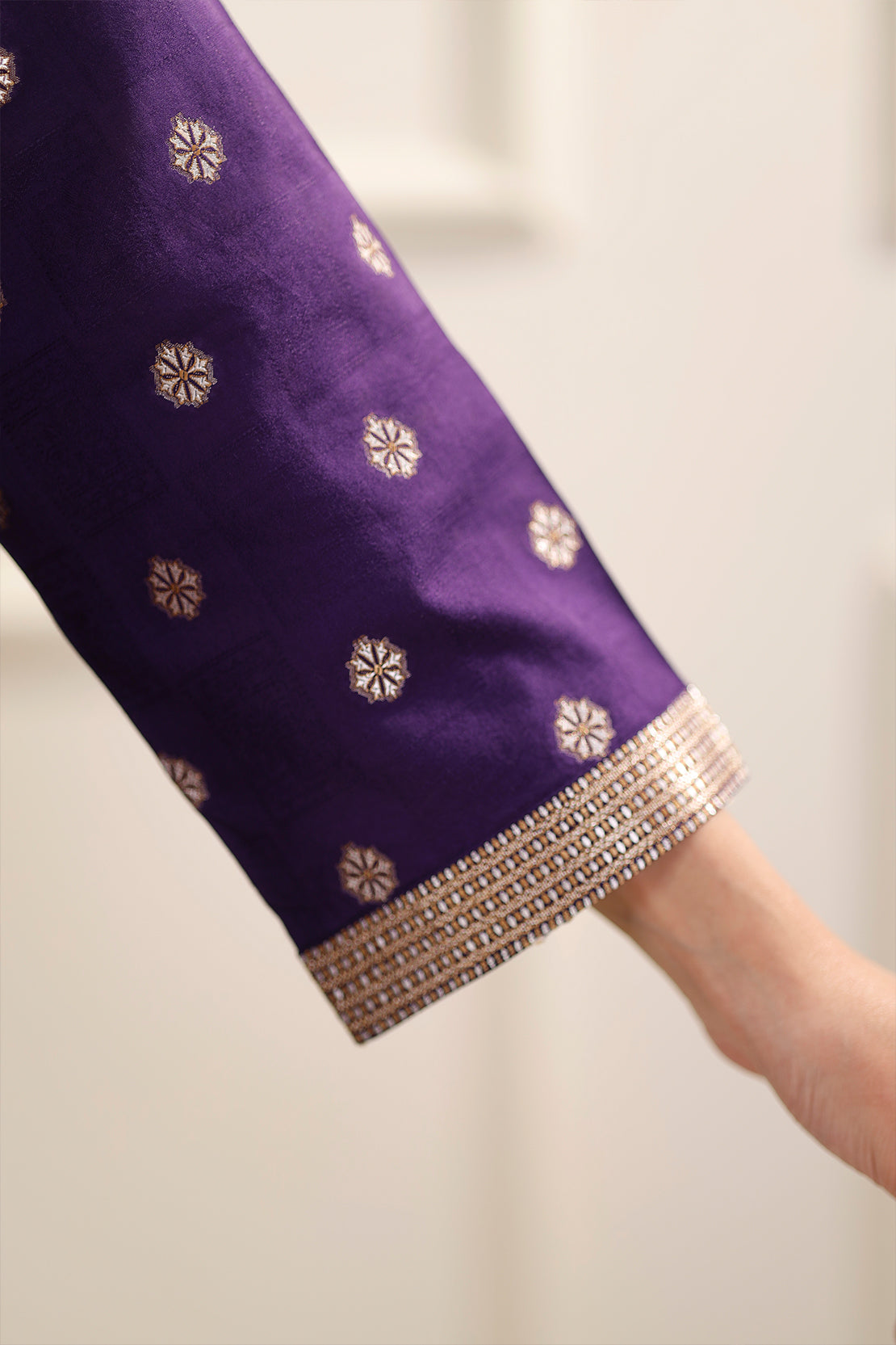 Cotton Jacquard Stitched 2 Piece (Shirt/Trouser)