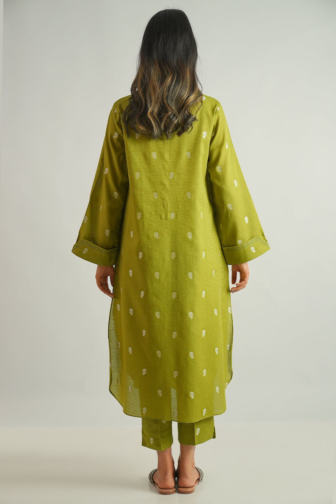 Cotton Jacquard Stitched 2 Piece (Shirt/Trouser)