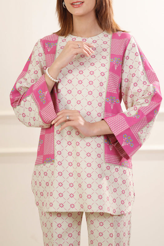 Printed Lawn Stitched 2 Piece (Shirt/Trouser)