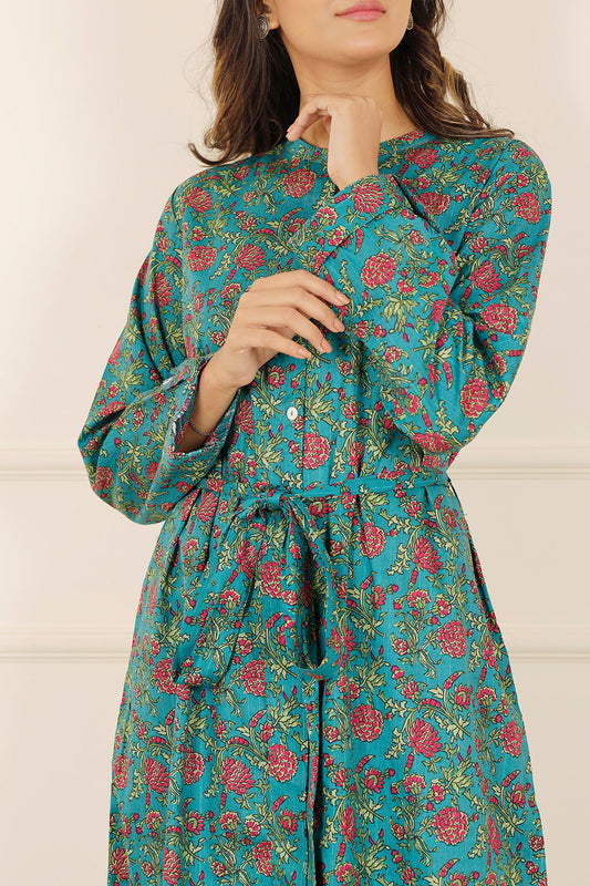 Printed Cotton Stitched Shirt