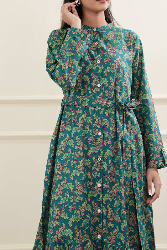 Printed Cotton Stitched Shirt