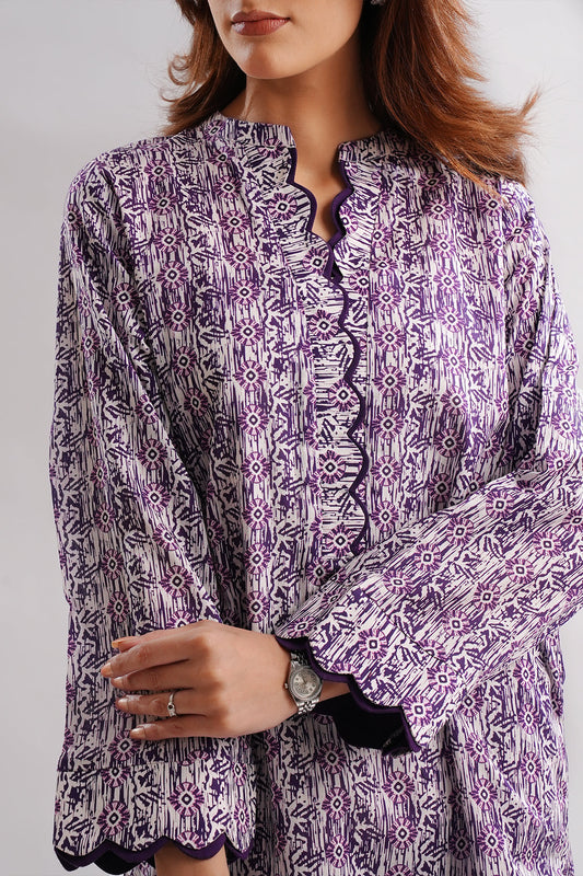 Printed Lawn Stitched 2 Piece (Shirt/Trouser)