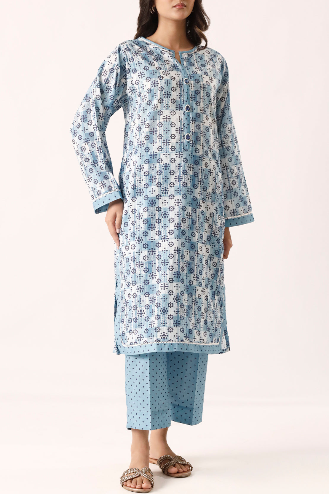 Printed Lawn Stitched Shirt