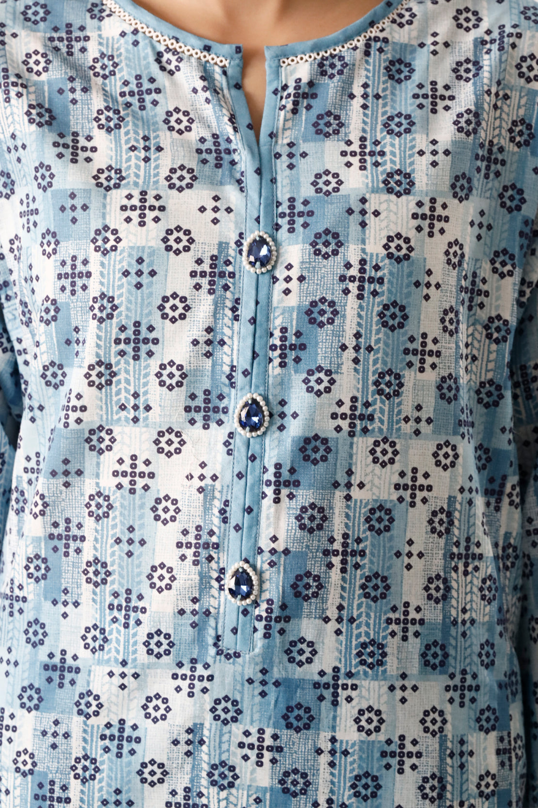 Printed Lawn Stitched Shirt