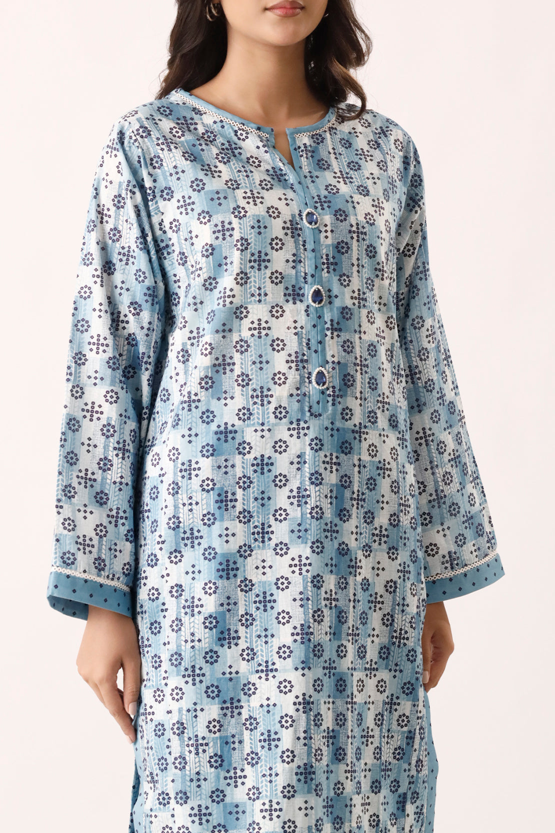 Printed Lawn Stitched Shirt