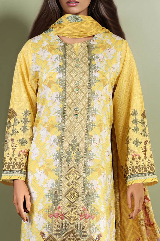 Unstitched Printed Lawn Shirt