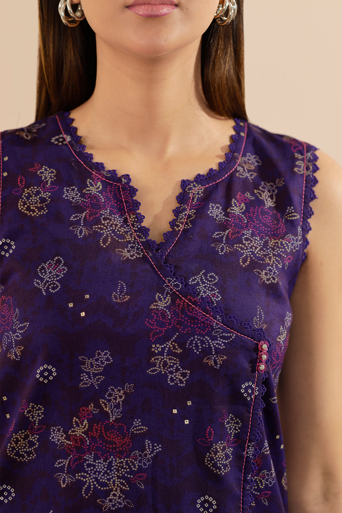 Unstitched Printed Lawn 3 Piece