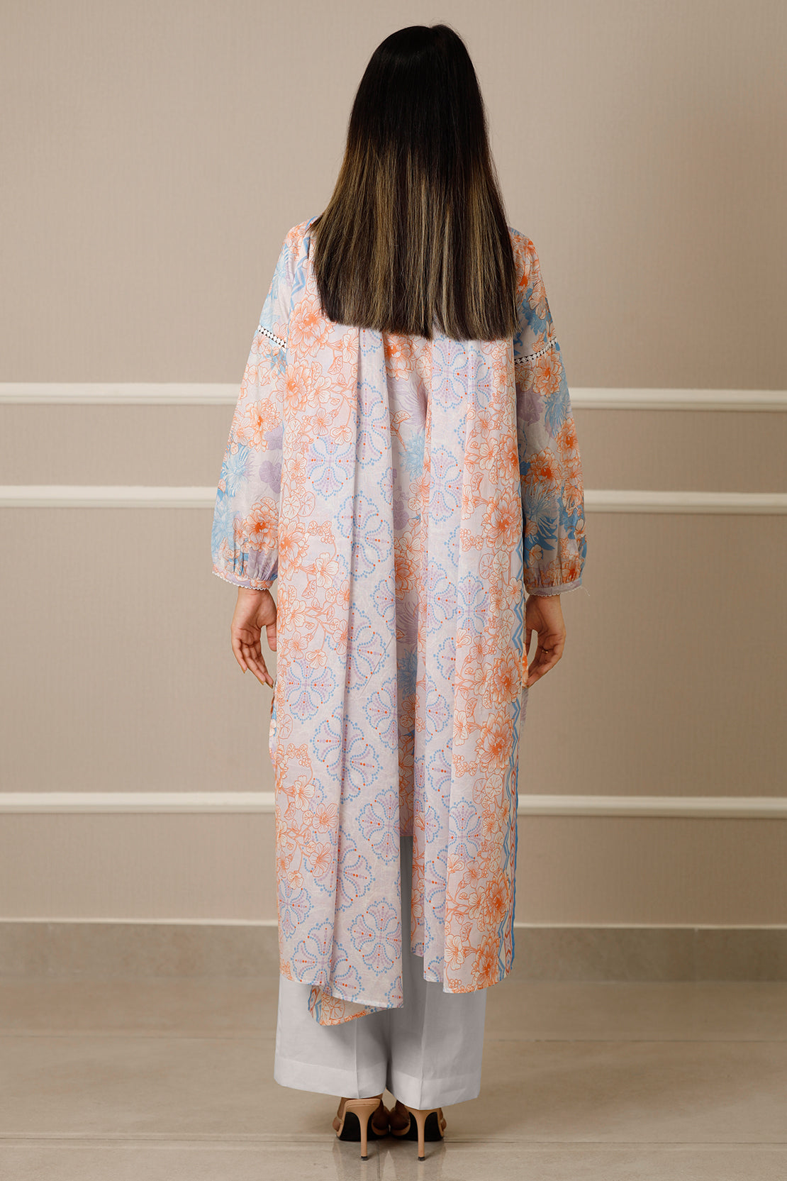 Unstitched Printed Lawn 3 Piece