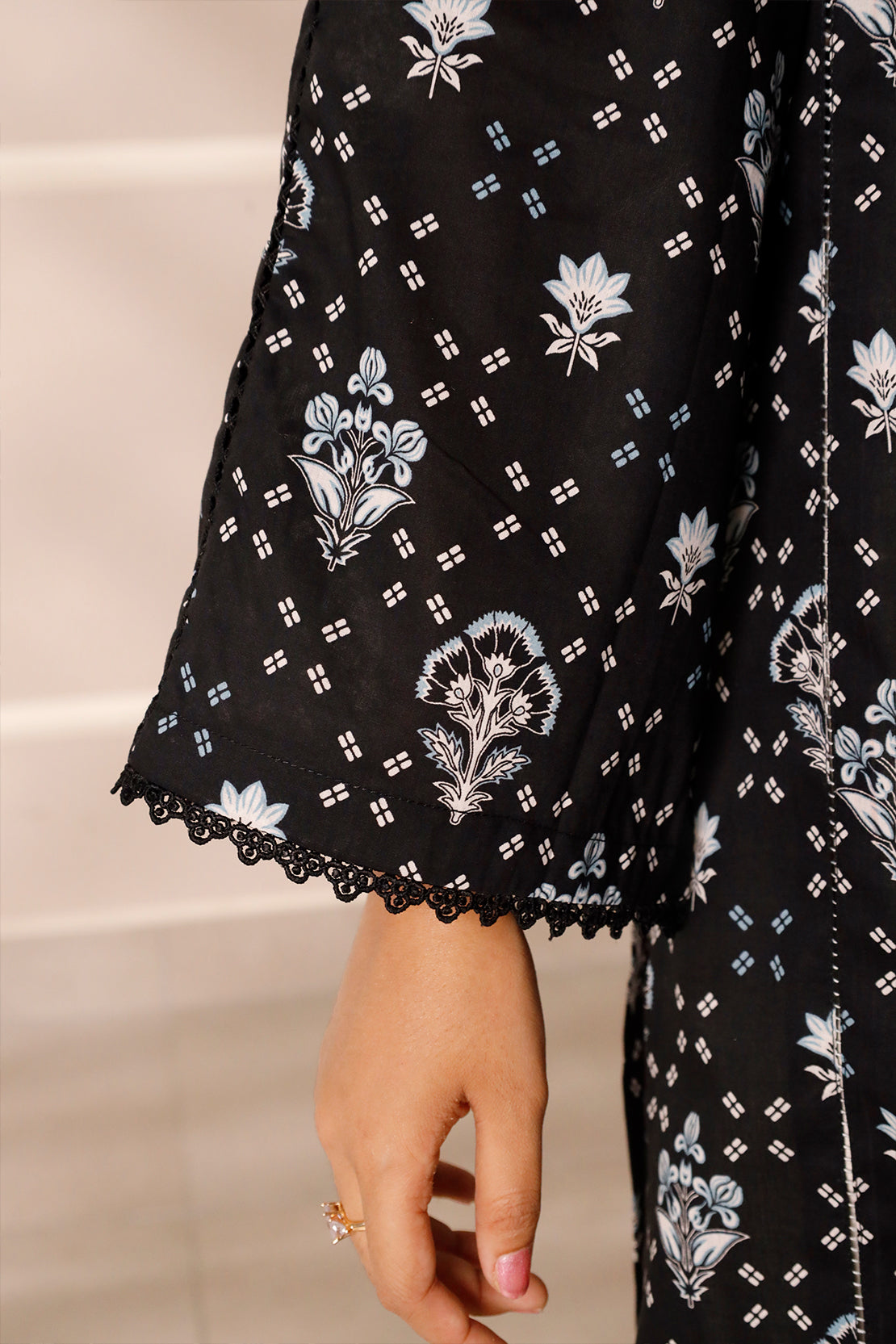 Unstitched Printed Lawn 3 Piece