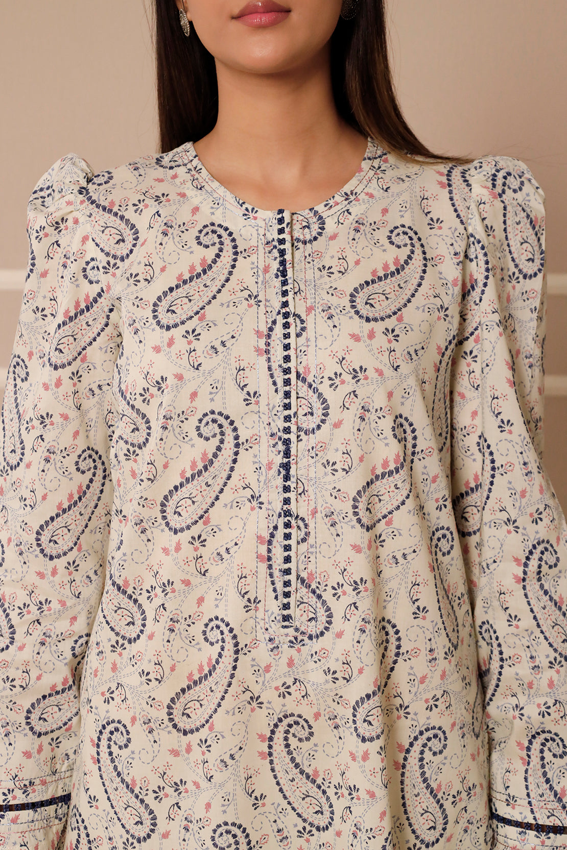 Unstitched Printed Lawn 3 Piece