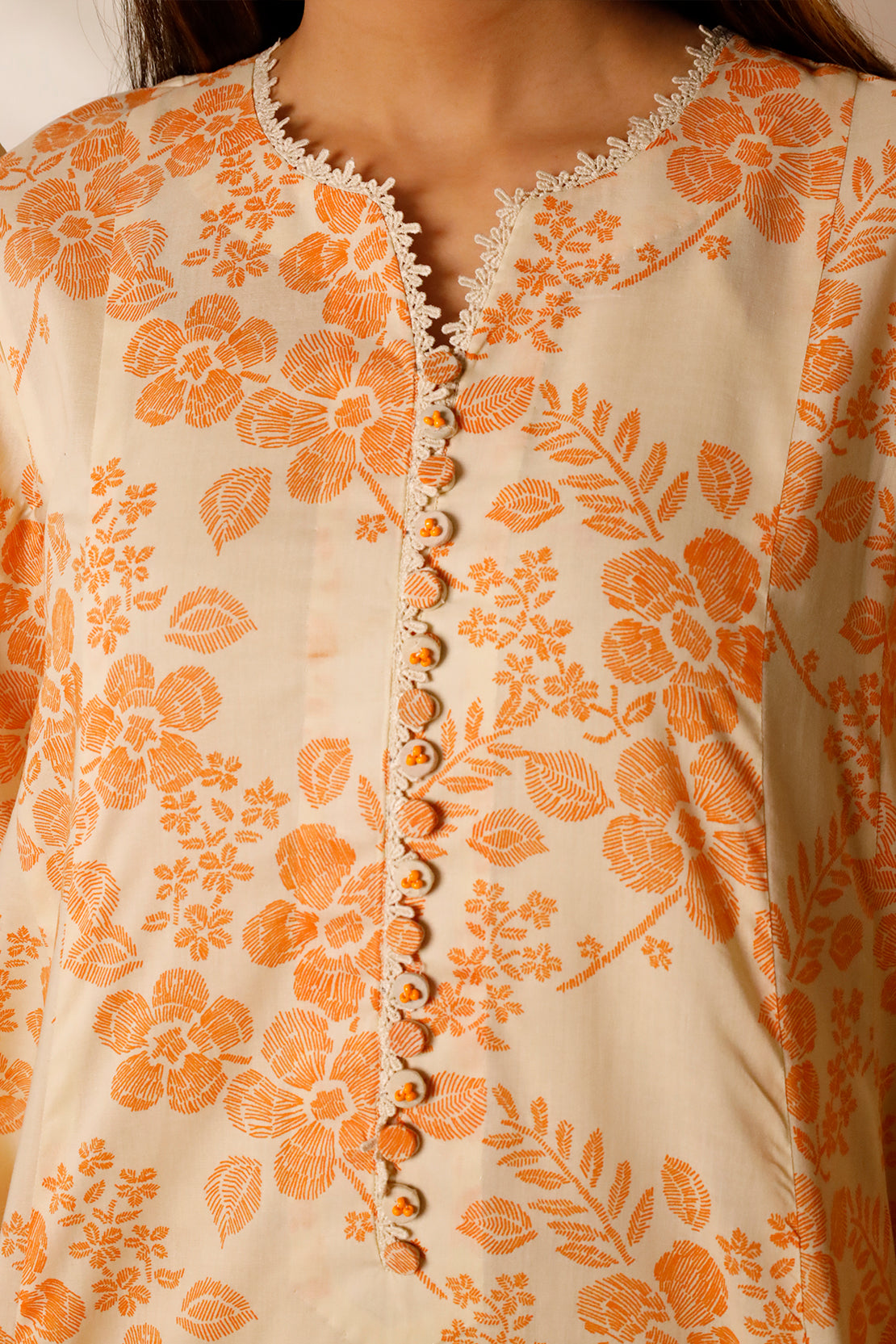 Unstitched Printed Lawn 3 Piece