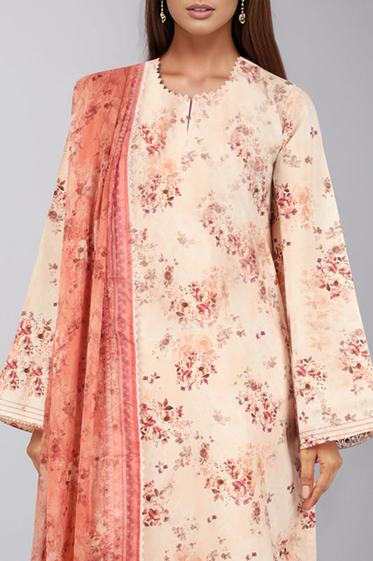 Unstitched Printed Lawn 2 Piece (Shirt/Trouser)