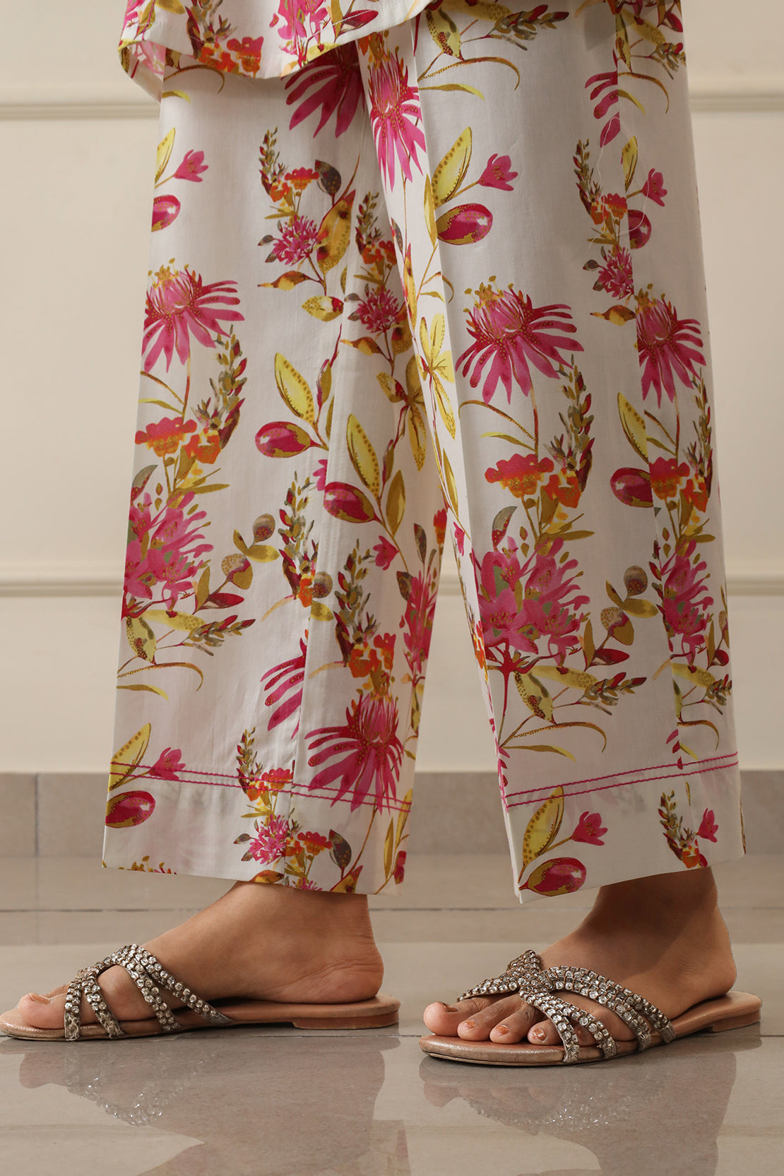 Unstitched Printed Lawn Shirt/Trouser