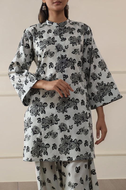 Unstitched Printed Lawn Shirt/Trouser
