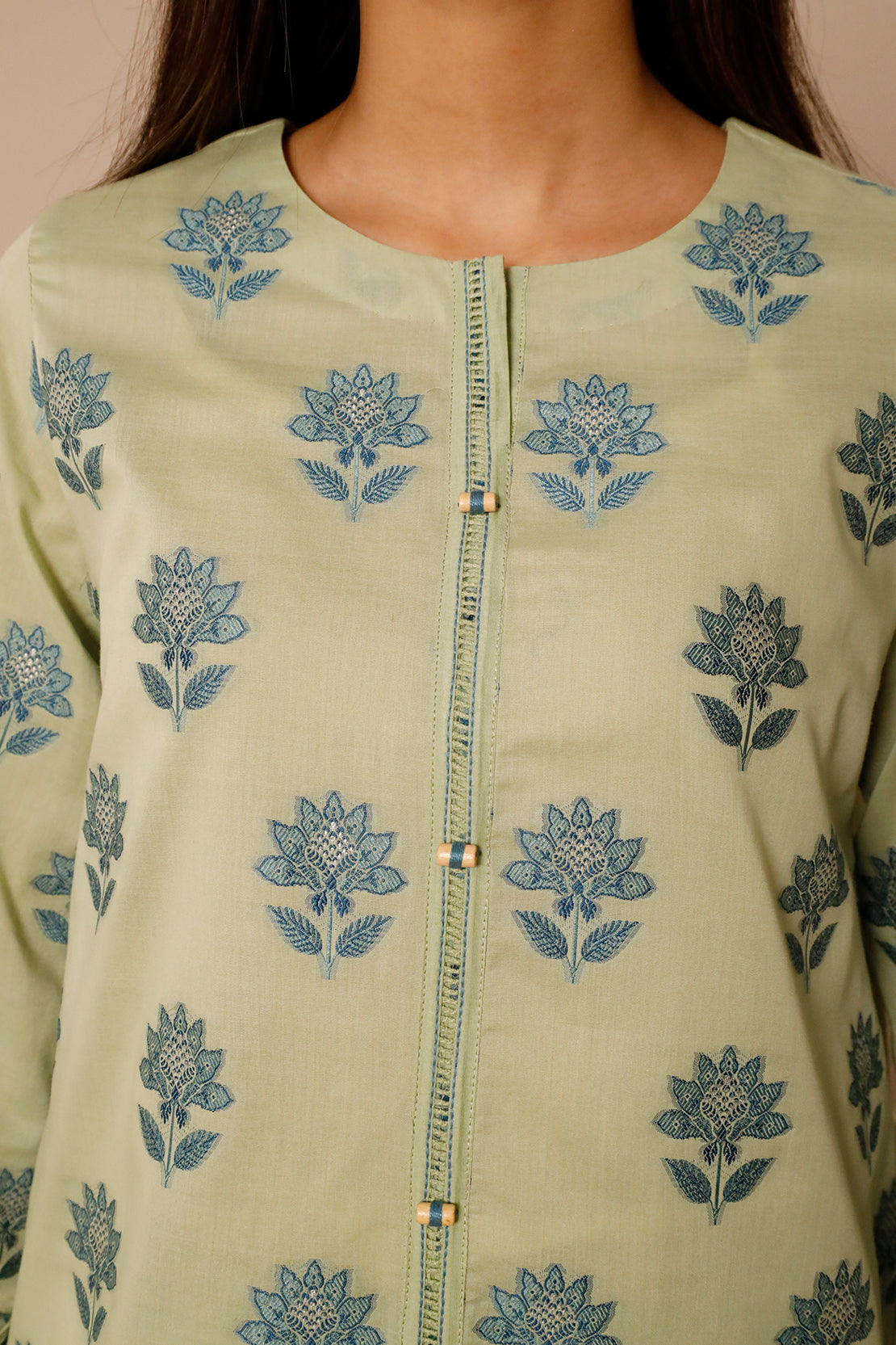 Unstitched Jacquard Cotton 2 Piece (Shirt/Trouser)