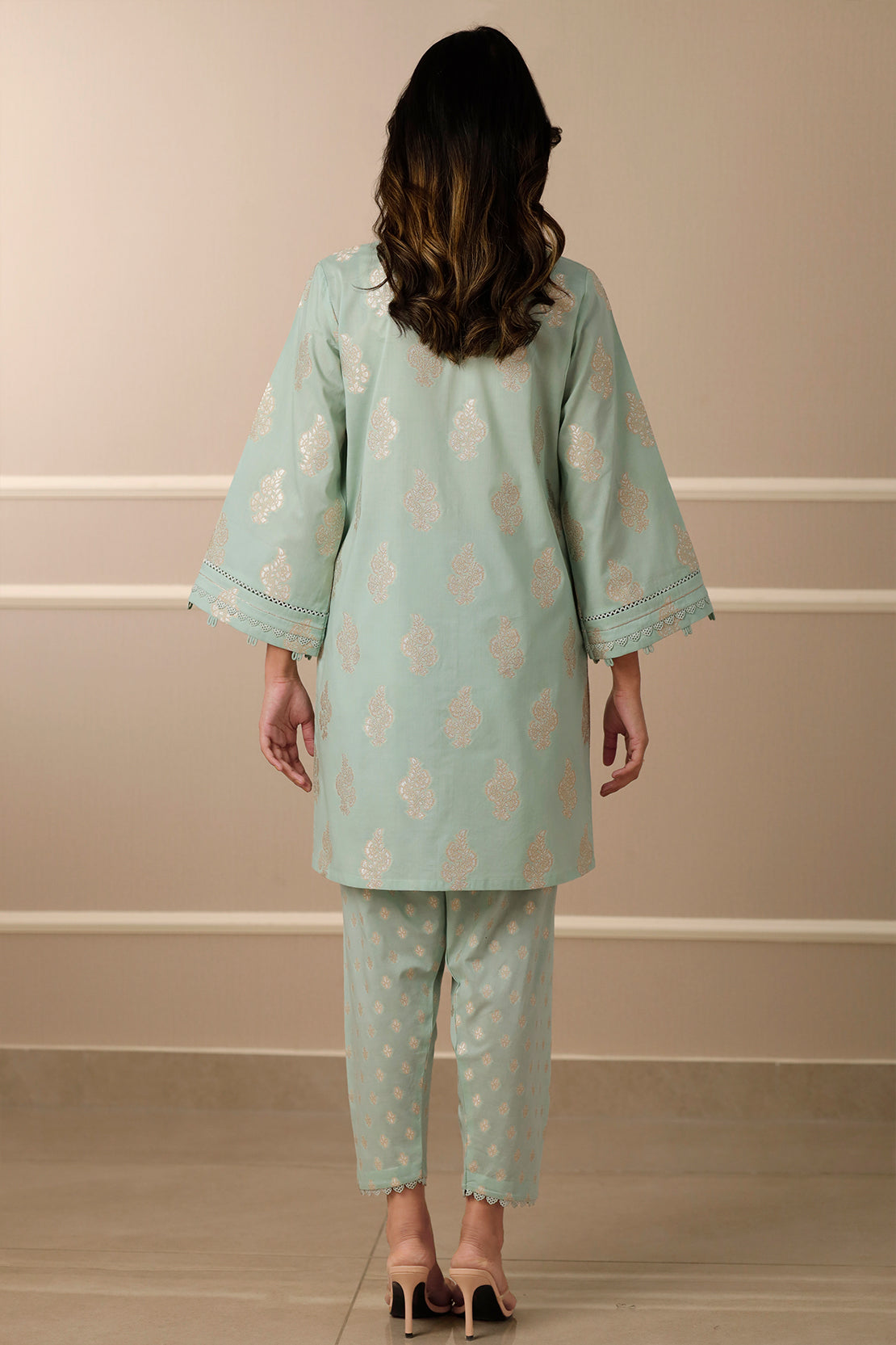 Unstitched Jacquard Cotton 2 Piece (Shirt/Trouser)