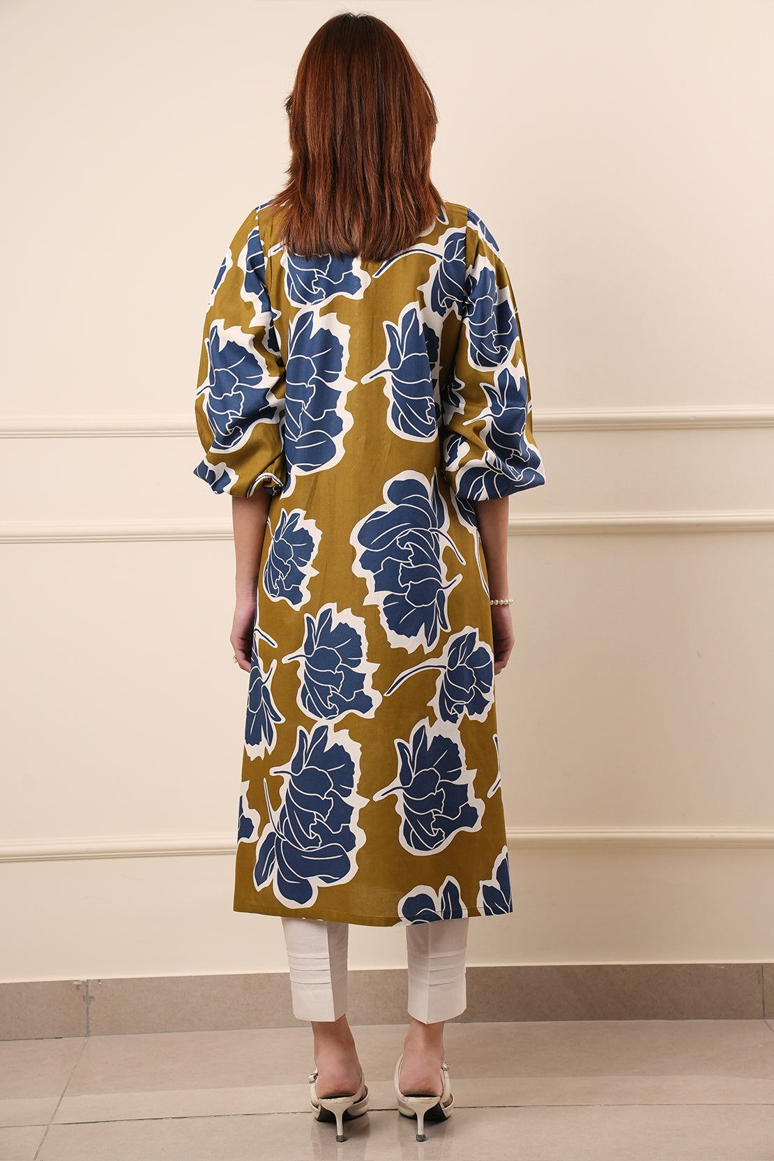 Slub Cotton Stitched Shirt