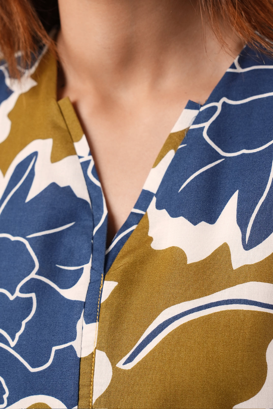 Slub Cotton Stitched Shirt