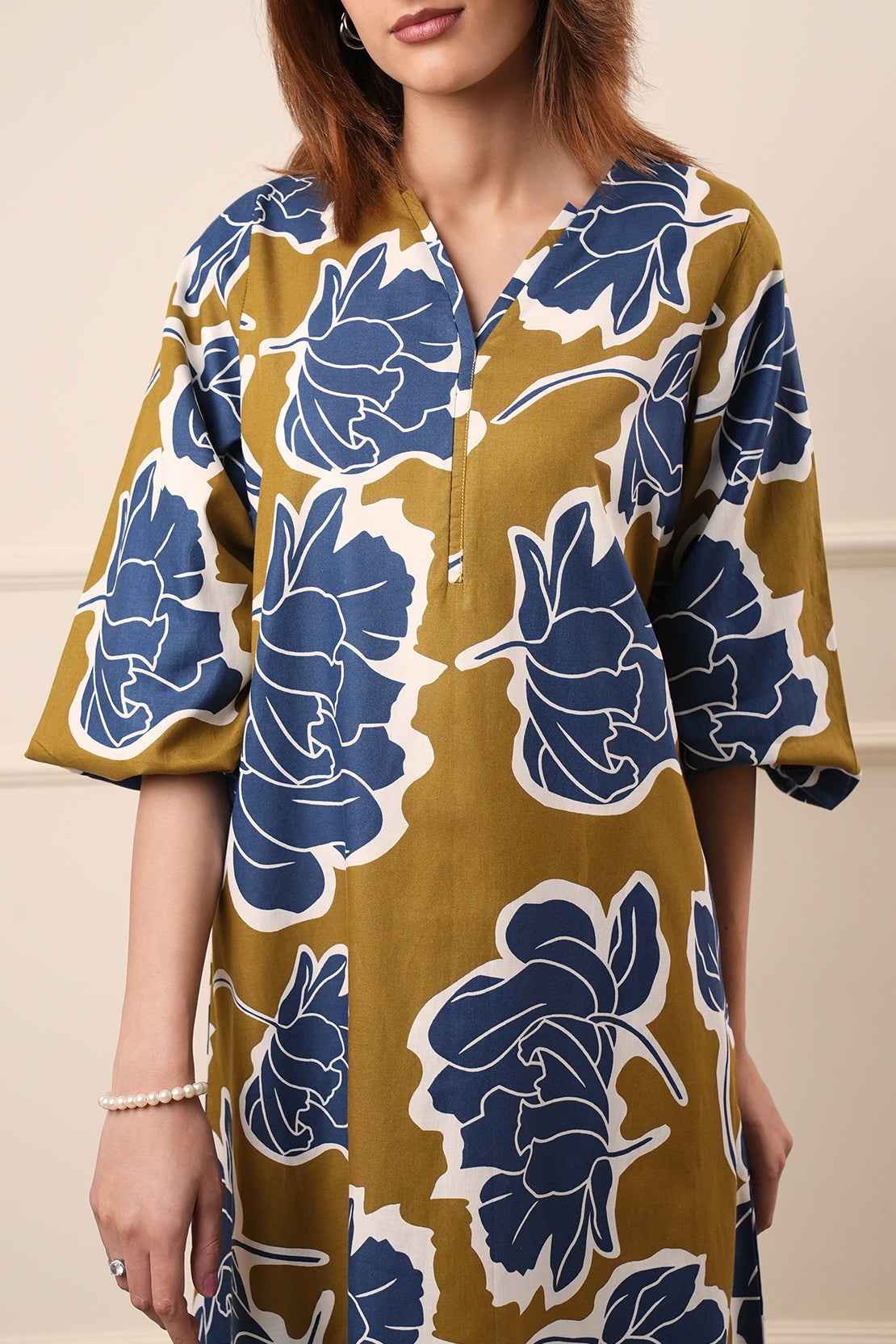 Slub Cotton Stitched Shirt