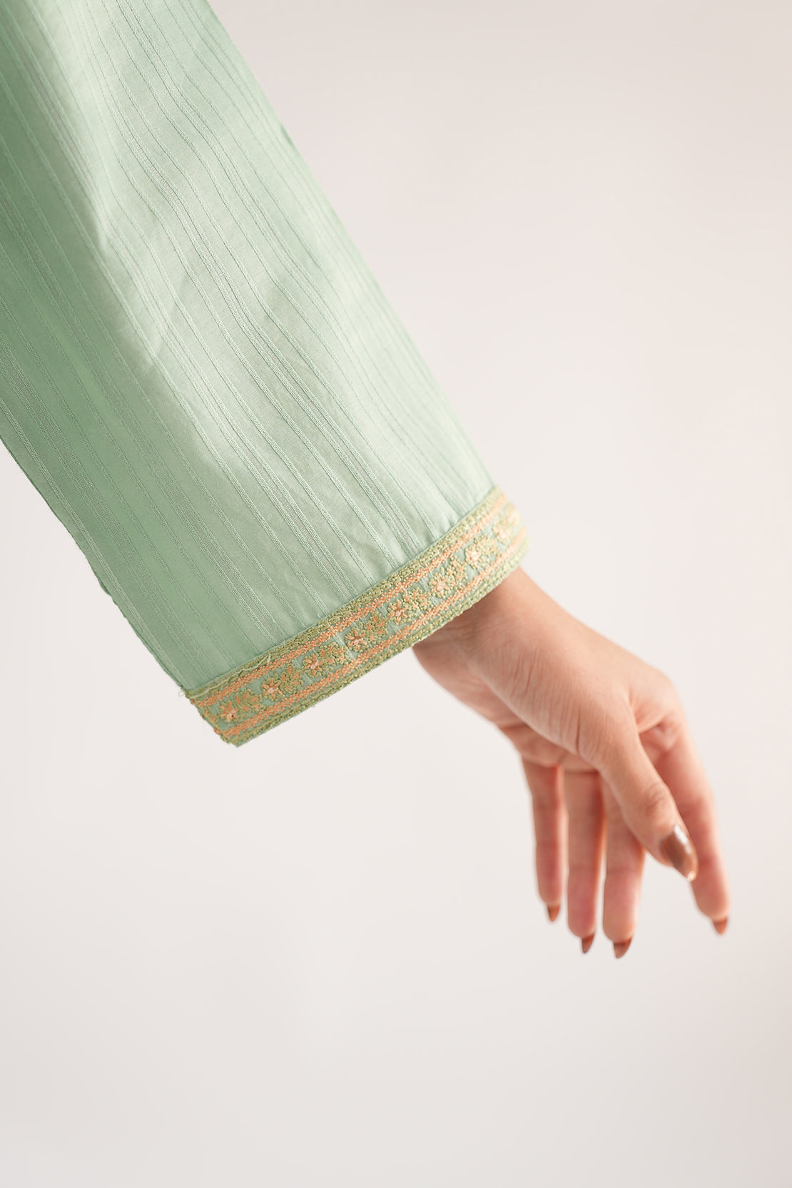 Cotton Jacquard Embroidered Stitched 2 Piece (Shirt/Trouser)