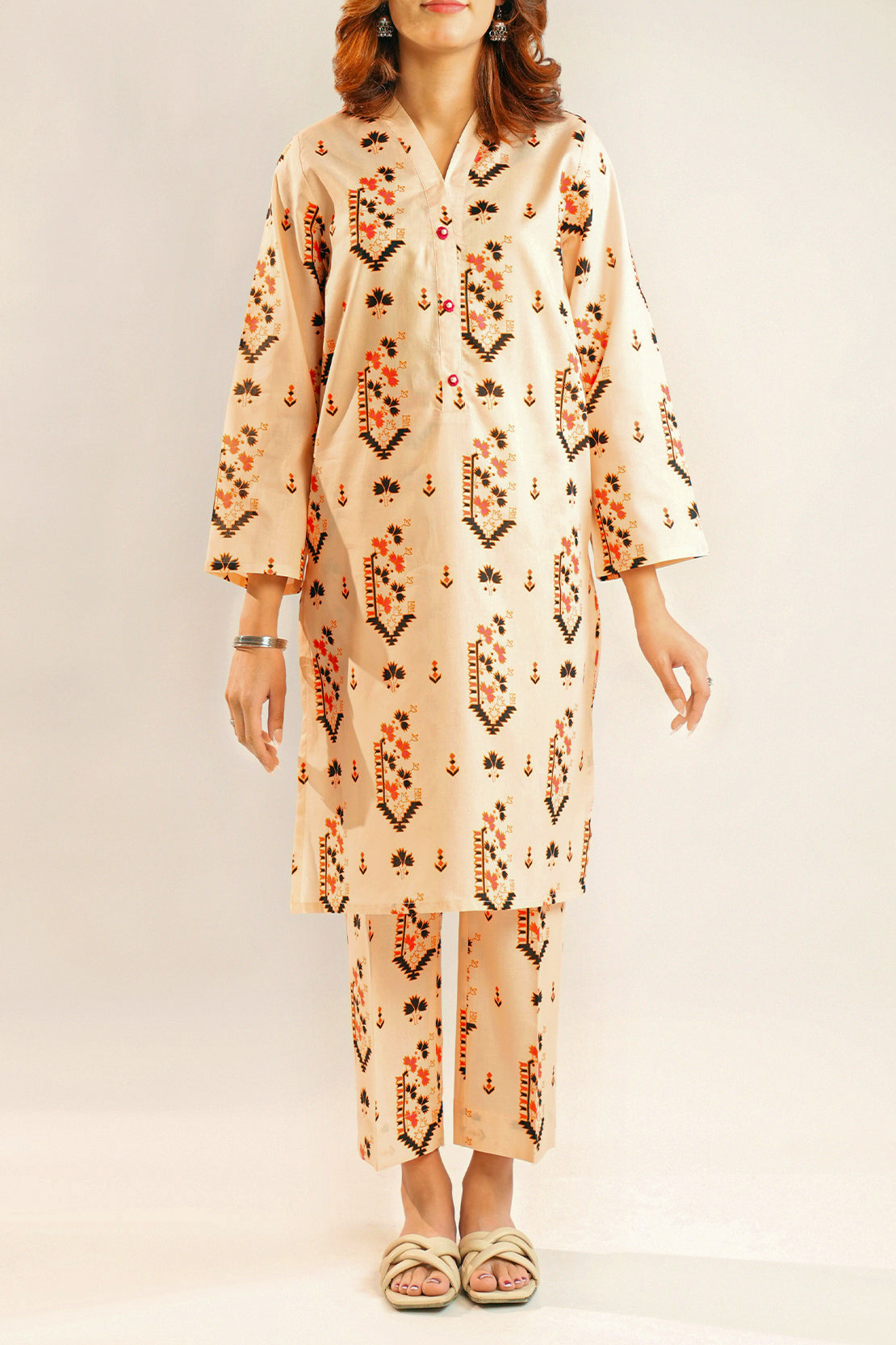 Printed Lawn Stitched Shirt