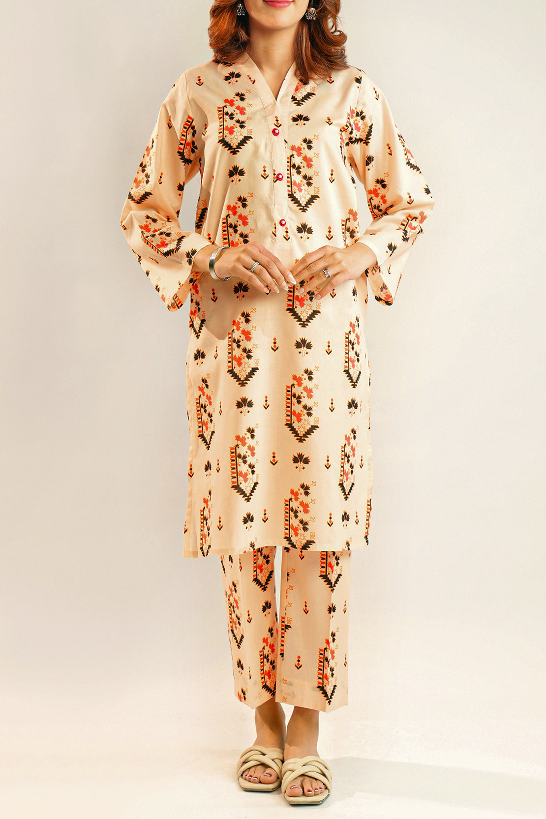 Printed Lawn Stitched Shirt