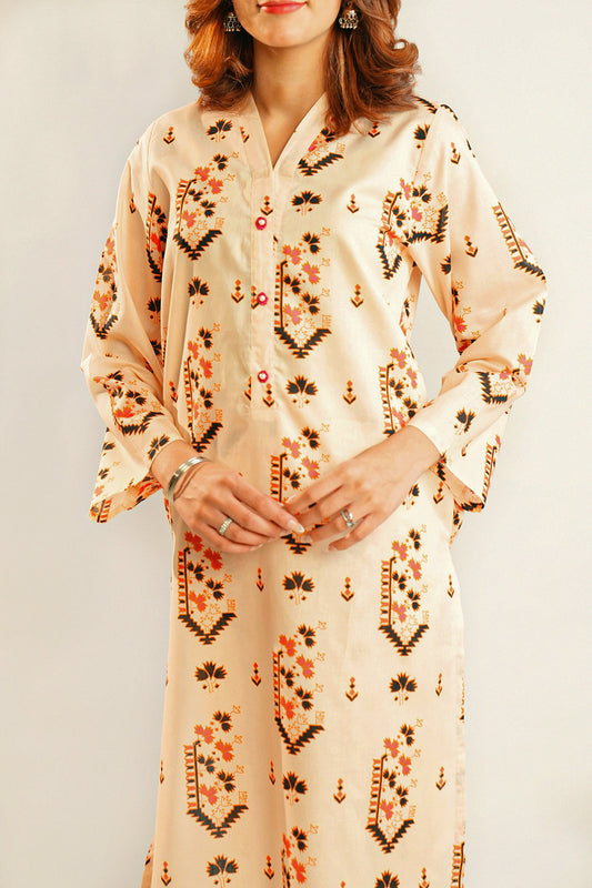 Printed Lawn Stitched Shirt