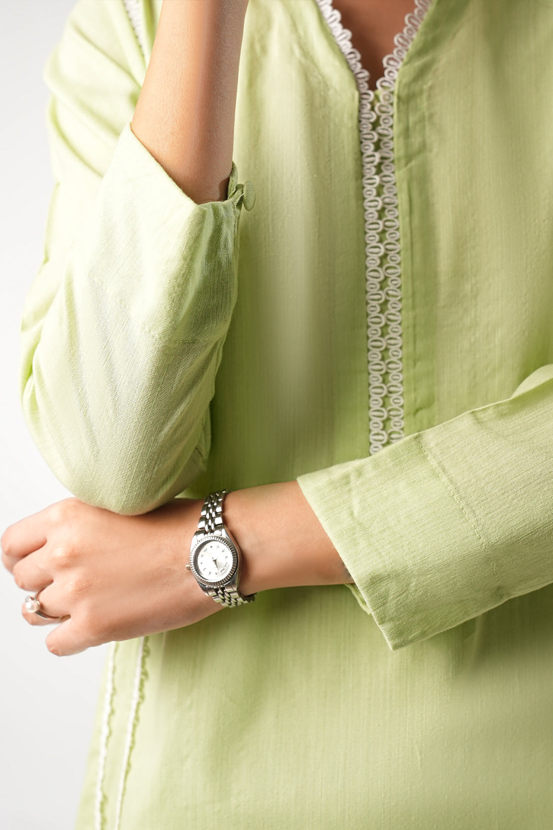 Cotton Jacquard Stitched 2 Piece (Shirt/Trouser)