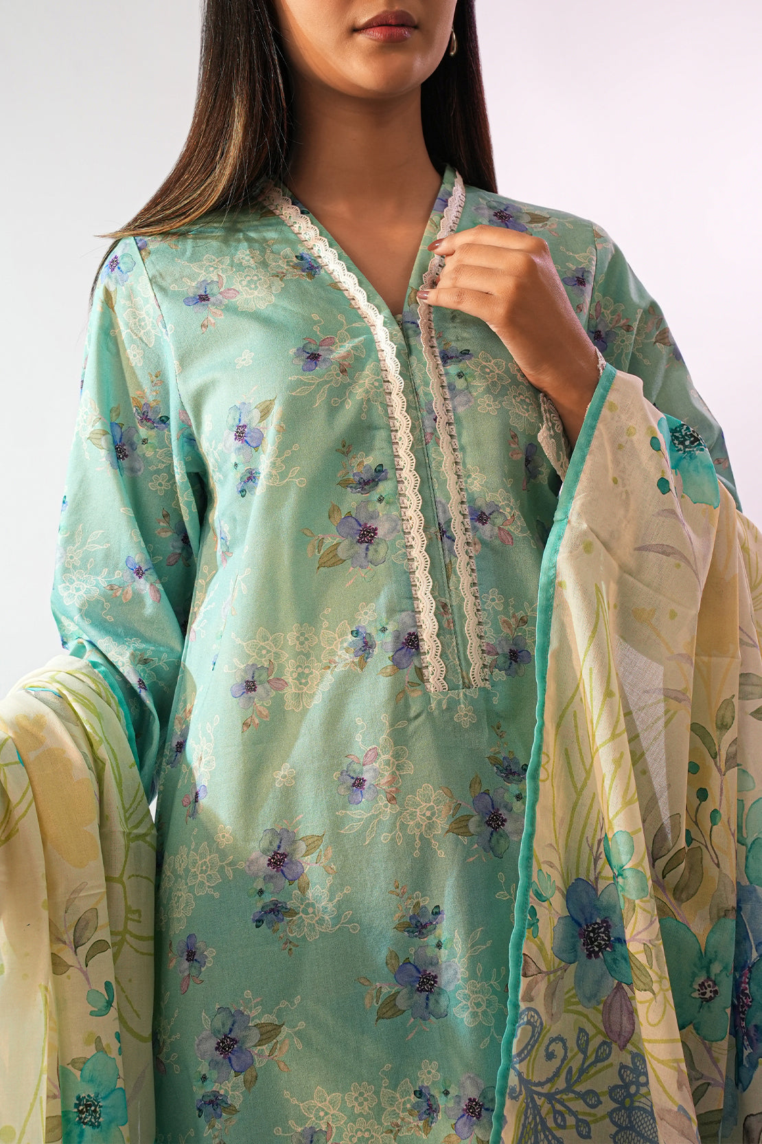 Printed Lawn Stitched 3 Piece