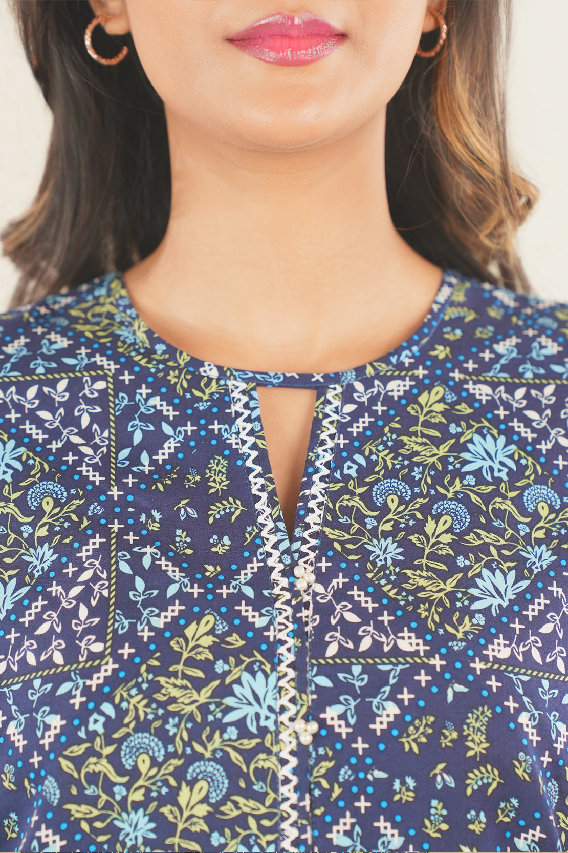 Unstitched Printed Lawn 3 Piece