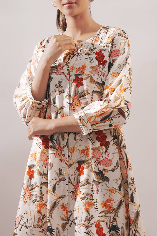 Unstitched Printed Lawn 2 Piece (Shirt/Trouser)